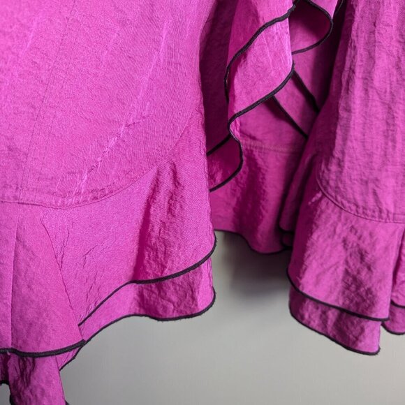 Vintage Rain Ruffle Trench - Picture 5 of 11